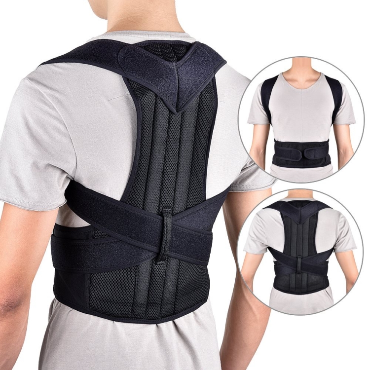 Back Posture Corrector Shoulder Lumbar Brace Spine Support Belt