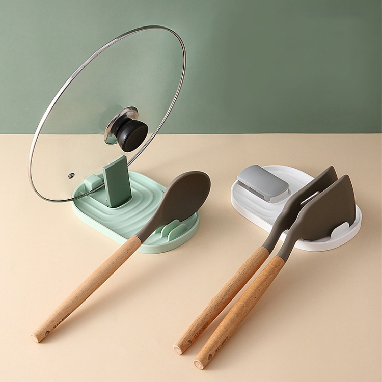 Support de couvercle de casserole de spatule de cuisine, support de  rangement en plastique pour ustensiles