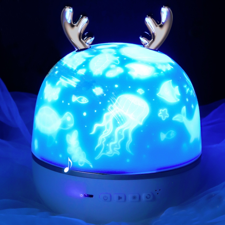 cute deer projection lamp