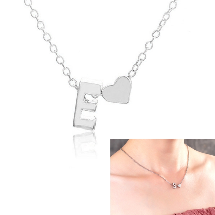 Gold Letter E Love Heart Crystal Pendant Necklace | Crystal necklace pendant,  Womens jewelry necklace, Shop necklaces
