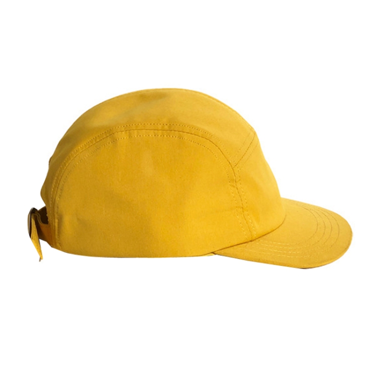 yellow flat brim hat