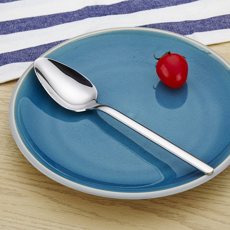 2 PCS Thick Stainless Steel Western Food Spoon Coffee Spoon, SizeL