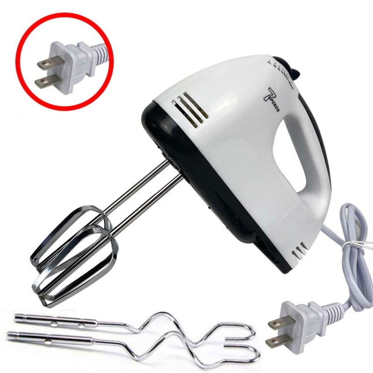 Whisk Electric Household Mini Whisk Baking Small Whipped Cream Machine Specification US Plug 4 Stirring Rods