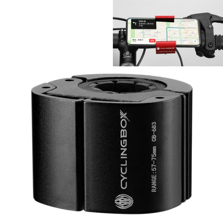 Cycling box phone holder outlet