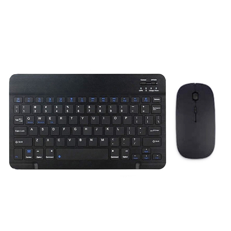 YS-001 7-8 pouces Tablet Phones Mini clavier Bluetooth sans fil universel,  Style: avec souris