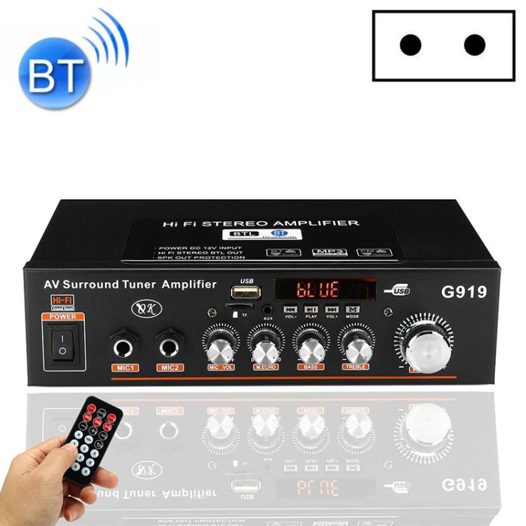 Mini amplificador Bluetooth placa estéreo - 50w + 50w tarjeta de  amplificador de audio Bluetooth 5.1 amplificador kit de placa de  amplificador módulo amplificador