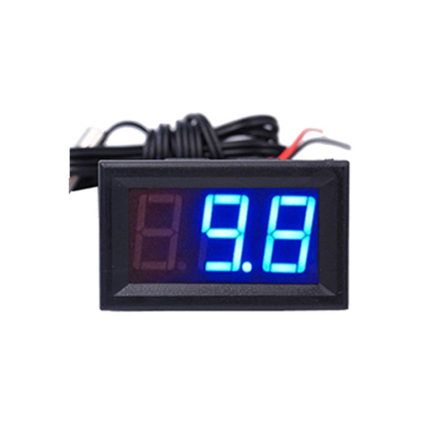 50 ~ 110C LED Temperaturmesser Detektor Sensor Sonde 12V Digital