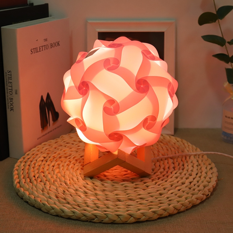 Creative Bedroom Bedside Night Light USB Round Romantic Room Decoration