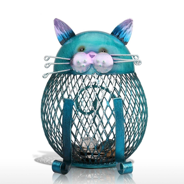 Cat Piggy Bank Money Saving Box Home Decor New Year Christmas Gift For Kids 