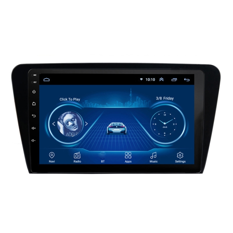 Autoradio android 9.0 for peugeot 208 2008 gps navigation screen