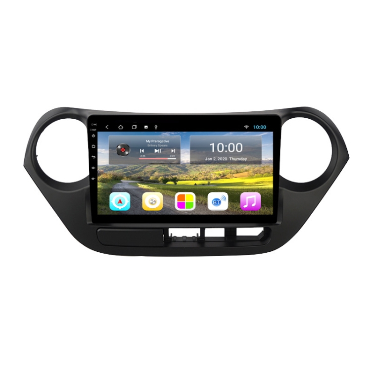 Right Peptide 2G+32G Car GPS Android Large Screen Reversing Image  Navigation Suitable For 13-16 Models Of Hyundai I10