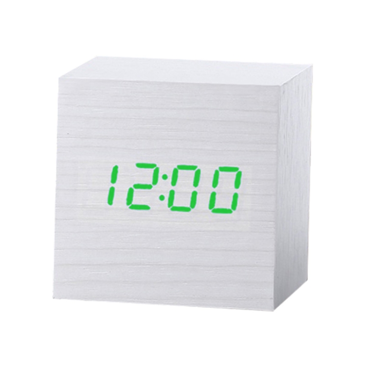 Despertador digital de madera Wake up Negro - Accesorio decorativo
