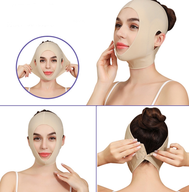 076 L Size Enhanced Version For Men And Women Face-Lifting Bandage