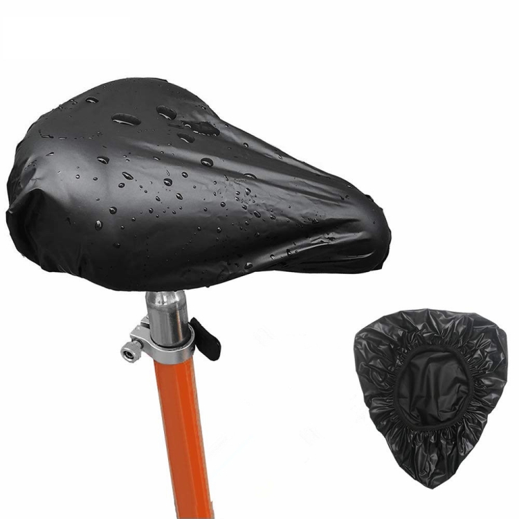 10 PCS Bicycle Saddle Waterproof Cover Bicycle Seat PVC Waterproof Seat