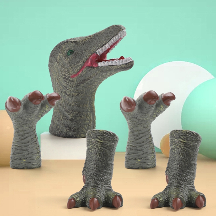 Enfants Dinosaure Jouet En Caoutchouc Souple Doigt Poupée Dessin