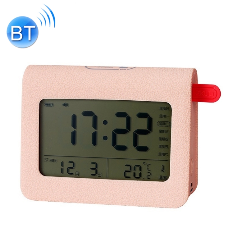 Reloj despertador silencioso LED para estudiante, reloj despertador  inteligente simple con temperatura y humedad, reloj despertador  multifuncional