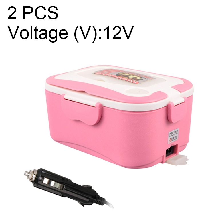 Electric Lunch Box Double Layer Portable Food Lunch Warmer Heating Box Heater with Removable Stainless Steel Food Container for Adults Men Women Kids