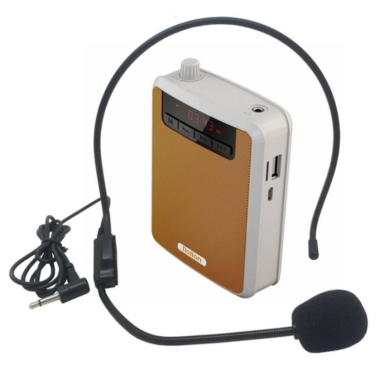 L'amplificateur vocal portable Rolton K300 prend en charge la radio FM /  MP3 (orange)