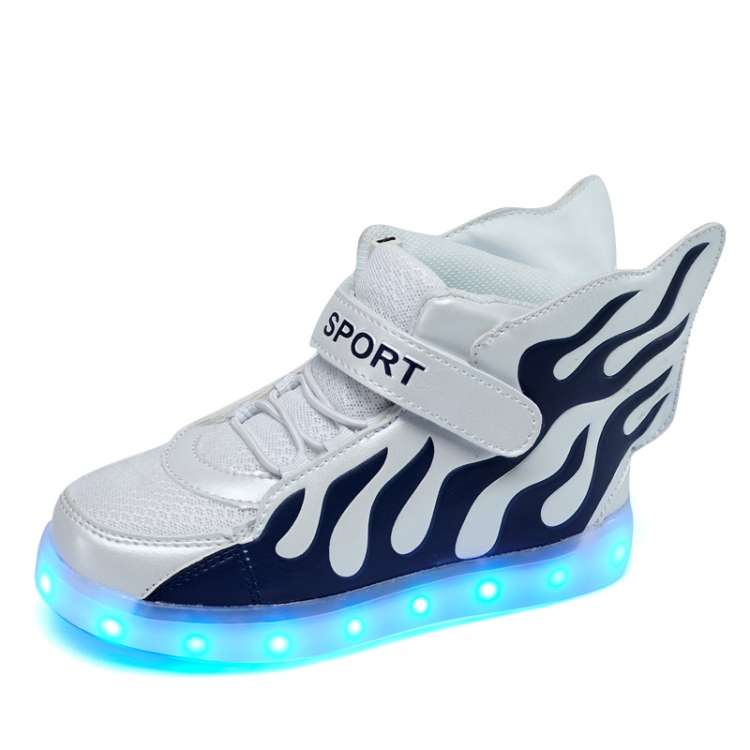 Zapatillas LED con Luces Intermitentes para niños Zapatillas con Flash USB para niños con Carga USB 