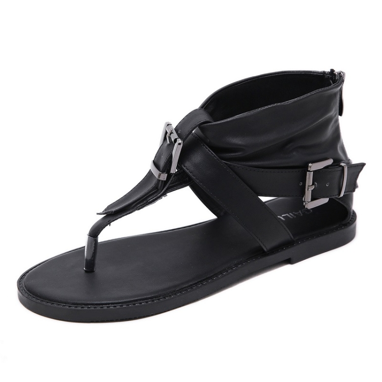 Retro Women's Sandals Cross Strap Female Flats 2cm Square Head Outdoor Wear Belt  Buckle Ladies Shoes (Color : E, Size : 35 Code) - Walmart.com