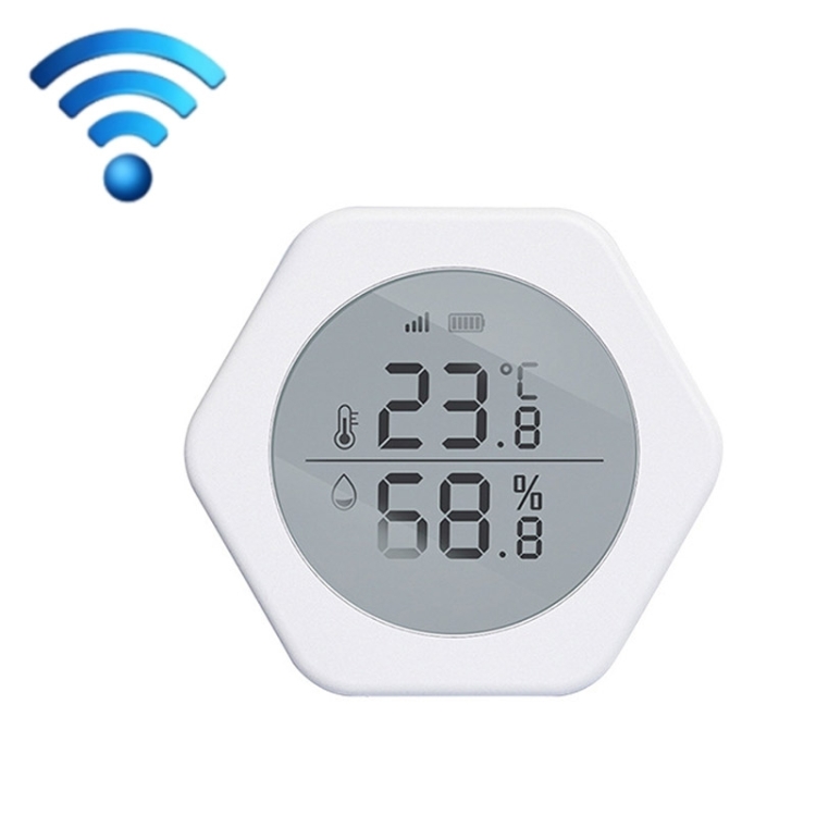 Tuya Wifi Temperature Humidity Sensor Alarm Smart Home Indoor