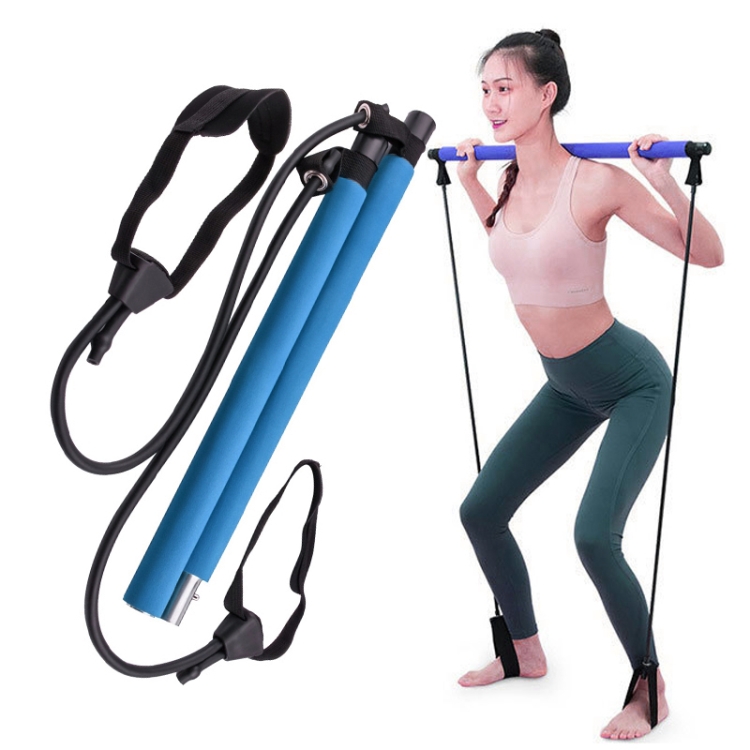 Shop for Stretch Band Rope Arm Stretcher Latex Arm Resistance Fitness  Exercise Pilates Yoga Workout Home Gym Resistance Bands Fitness Tool (Blue)  at Wholesale Price on