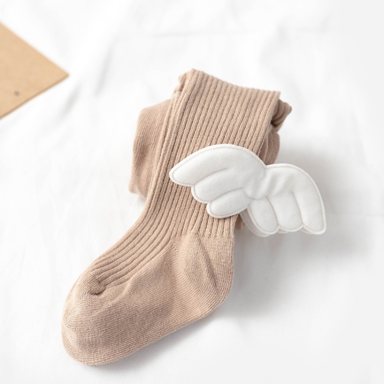Primavera y otono ninos medias Pantalon de tejido para bebe Tamano M 1 2 anos leche