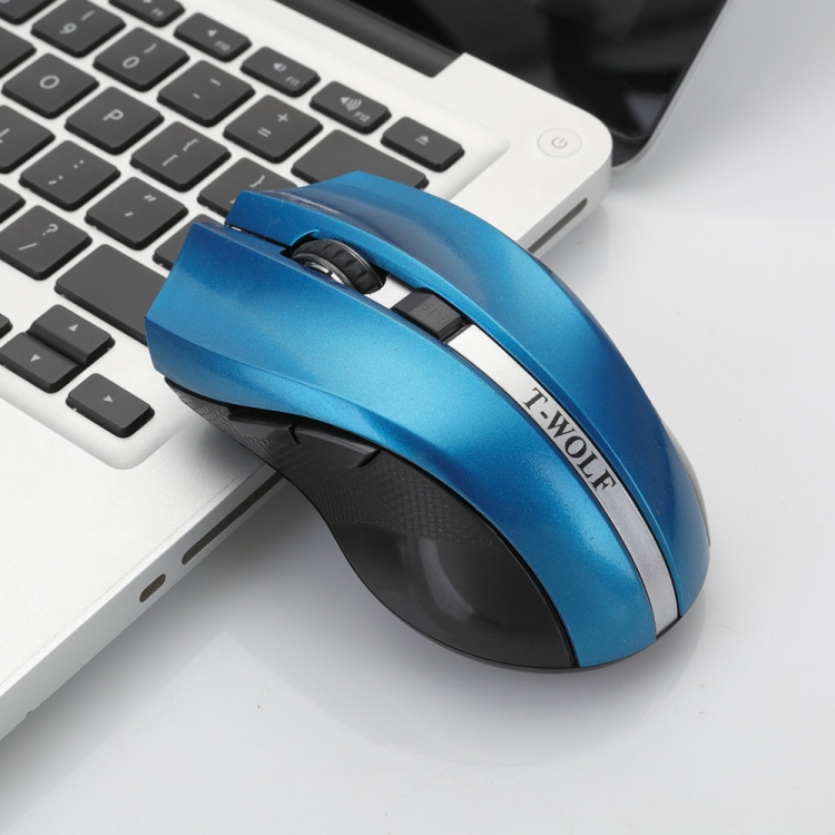 T-WOLF Q5 2.4GHz 5-Buttons 2000 DPI Wireless Mouse Silent And Non-Light ...