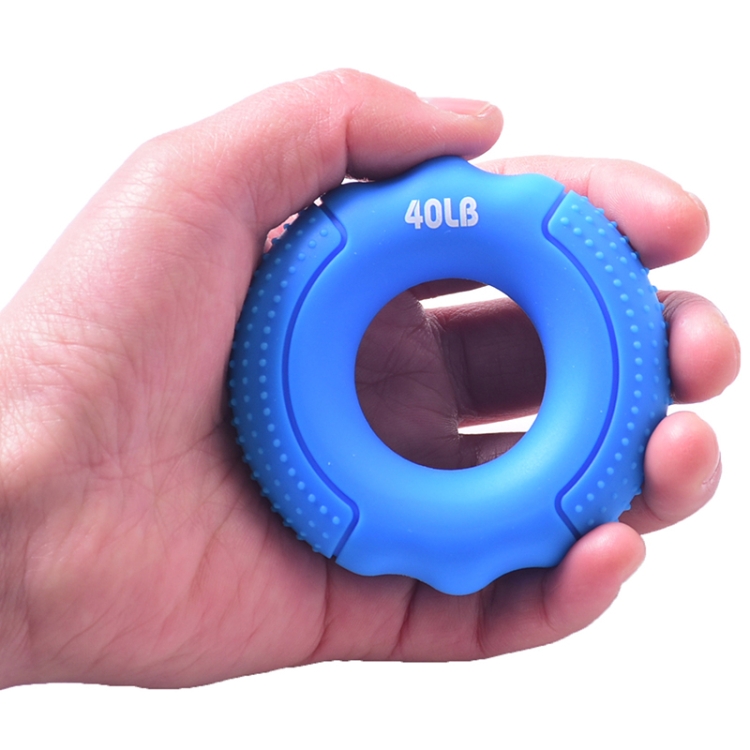 2 PCS Silicone Gripper Finger Exercise Grip Ring, Specification 40LB
