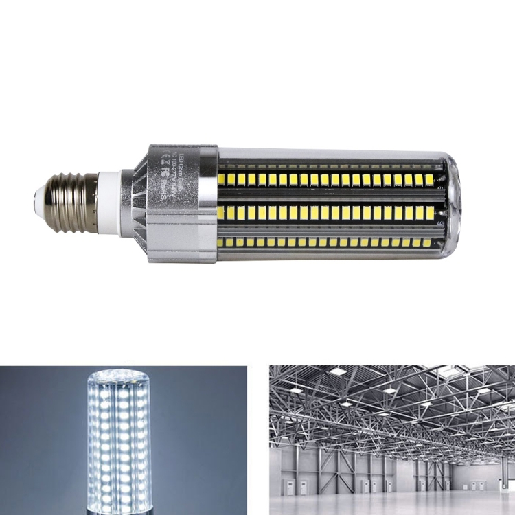 5730 LED 옥수수 램프 공장 창고 워크샵 실내 조명 에너지 절약 옥수수 전구, 전원 : 54W (E27 6500K (흰색))
