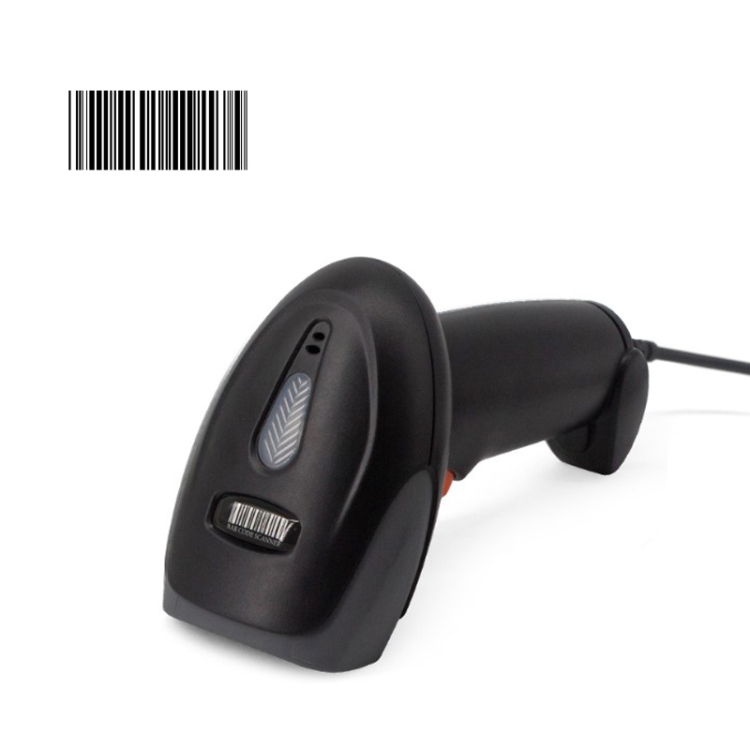 LETTORE CODICE A BARRE BARCODE SCANNER CON CAVO USB CABLATO PISTOLA LASER