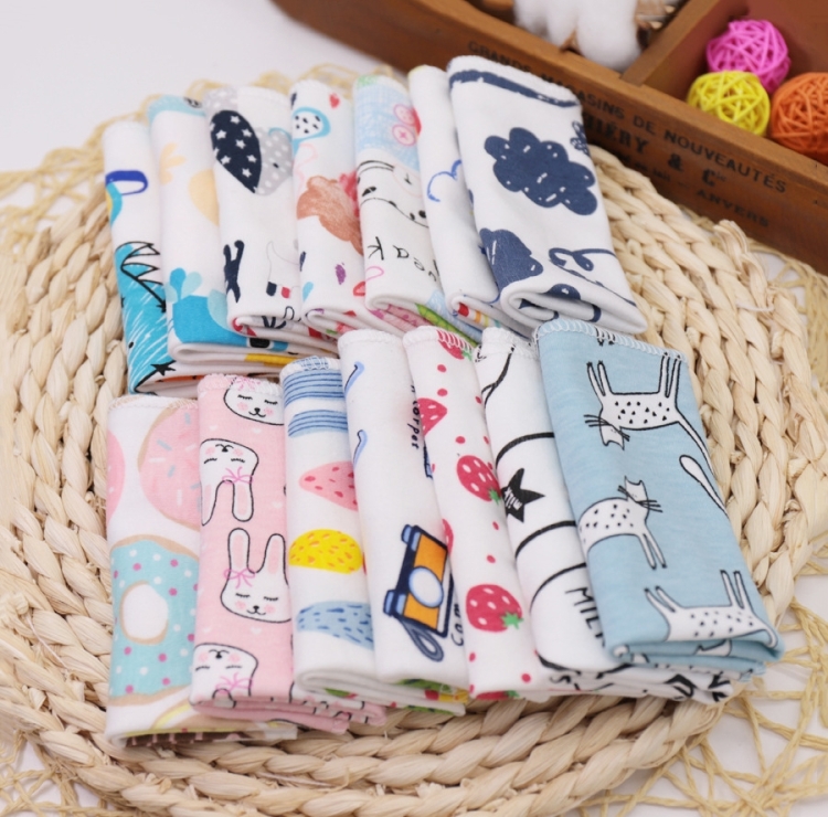 10pcs/lot Children Saliva Towels Face Towel Home Textile Small