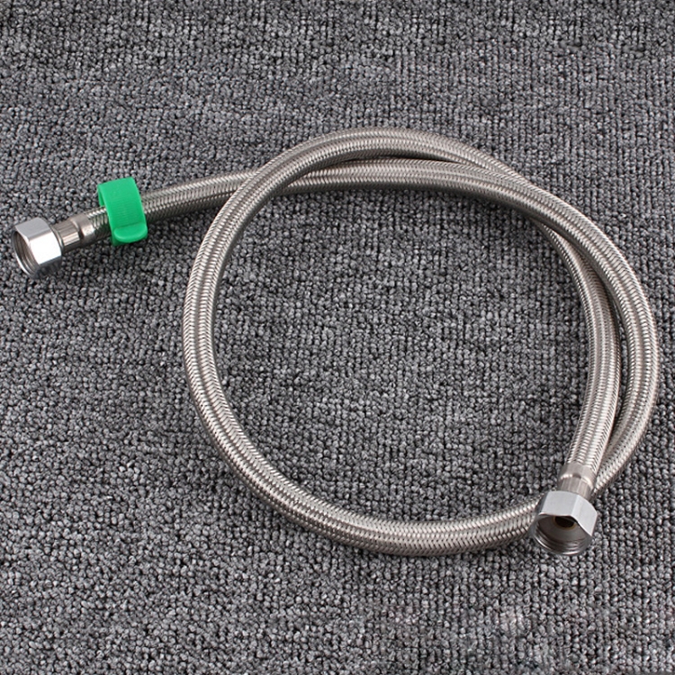 40cm Steel Hat 304 Stainless Steel Metal Knitting Hose Toilet Water Heater  Hot And Cold Water High Pressure Pipe 4/8 Inch DN15 Connecting Pipe