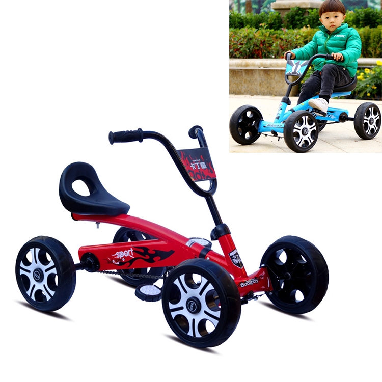ayudar En detalle Arrestar Pedal de pie Go Kart Kids Ride On Car Toy 4 ruedas Bicicleta Push Bike  (Rojo)