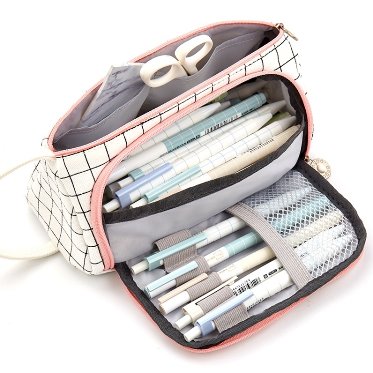 ANGOO Multifunction Kawaii Pencil Case Canvas Portable School Big Pen –  AOOKMIYA