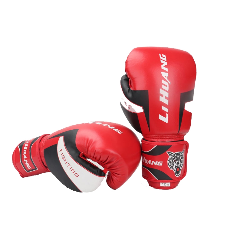 Montana X-Perience Boxhandschuhe – Unisex, 12 Oz, Rot, Mit Klettverschluss & Stoßabsorbierendem Schaum