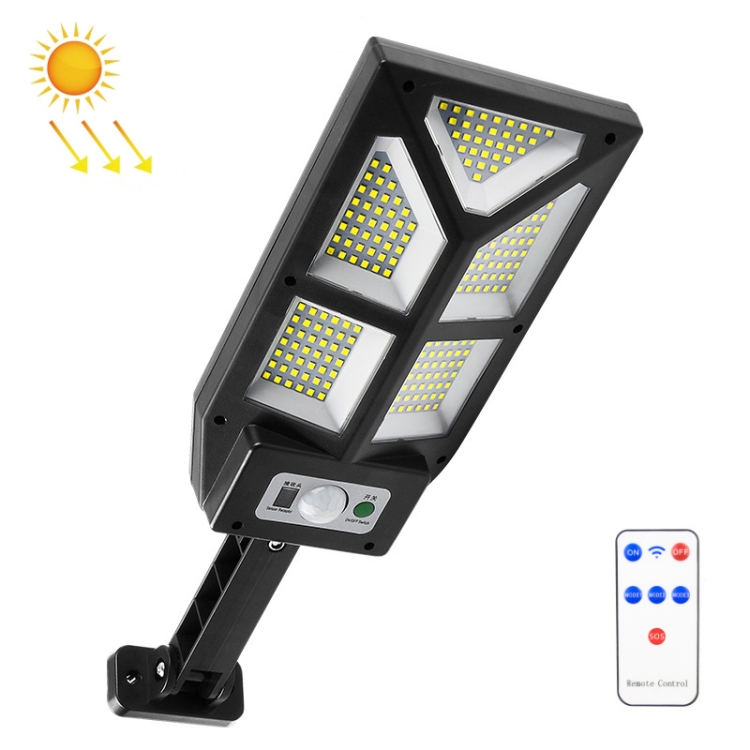 TG-TY100 196 LED Solar Outdoor Human Body Induction Wall Light Garden ...