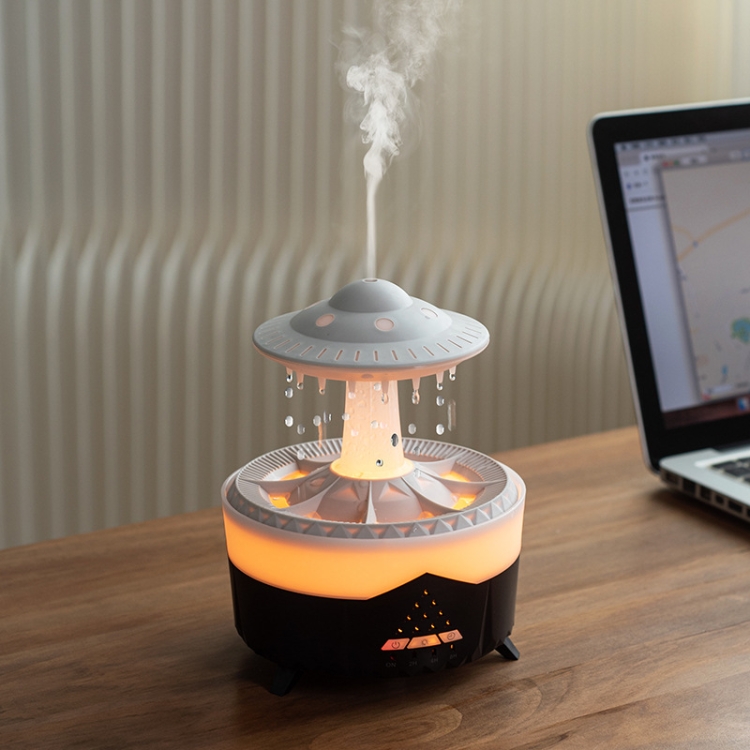 Umidificatore per aromaterapia con goccia d'acqua UFO Diffusore con  telecomando silenzioso per desktop domestico, dimensioni