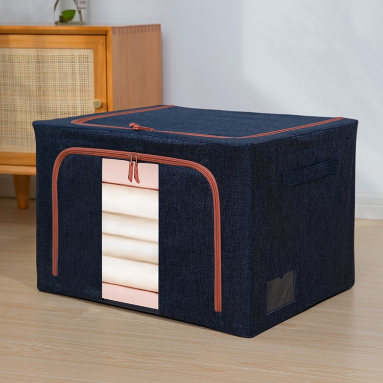 Foldable Cloth Storage Box with Cover Dust-proof Multipurpose Clothing and  Sundries Organizer, Wish
