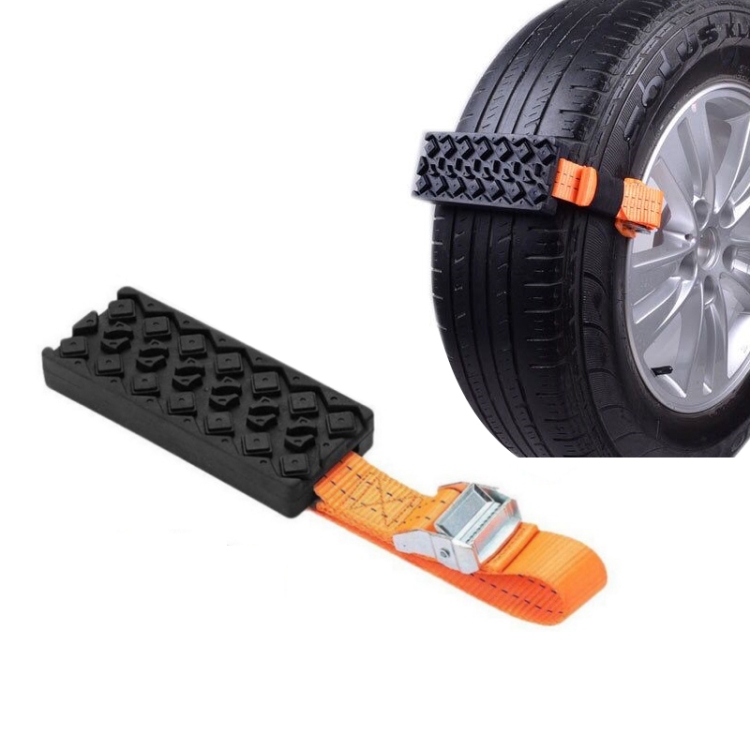 2pcs Car Tire Traction Mats For Mud/snow/sand Emergency Escape