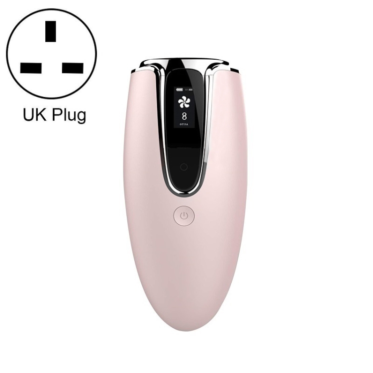 Ladies Laser Hair Removal Device Home IPL Photon Electric Skin Rejuvenation  Device, Shape: UK Plug(Pink