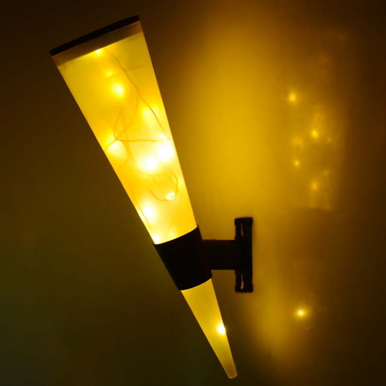 N231 원형 원뿔 태양 벽 램프 야외 정원 풍경 빛, 스타일 : 문자열 조명