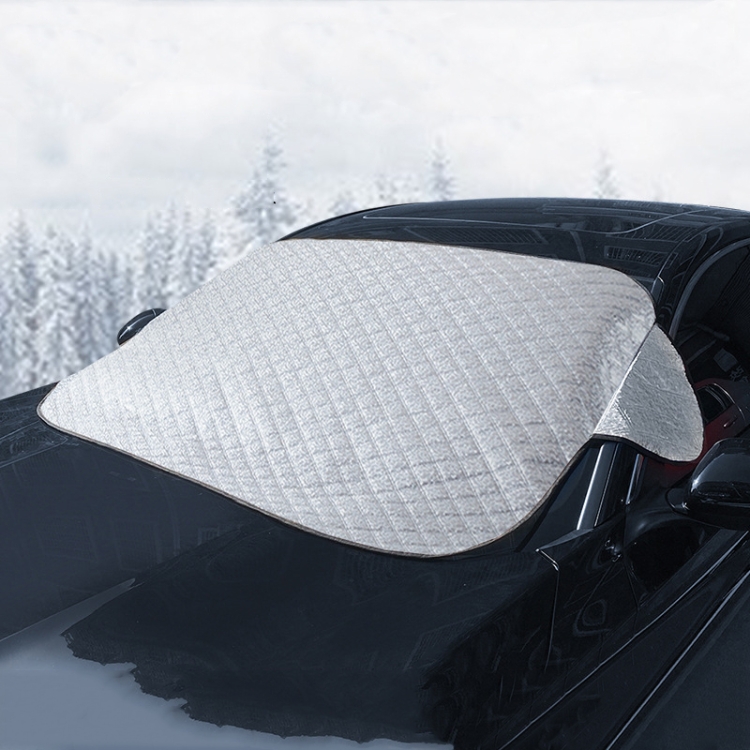 Couverture de neige pour pare-brise de voiture, Double couche