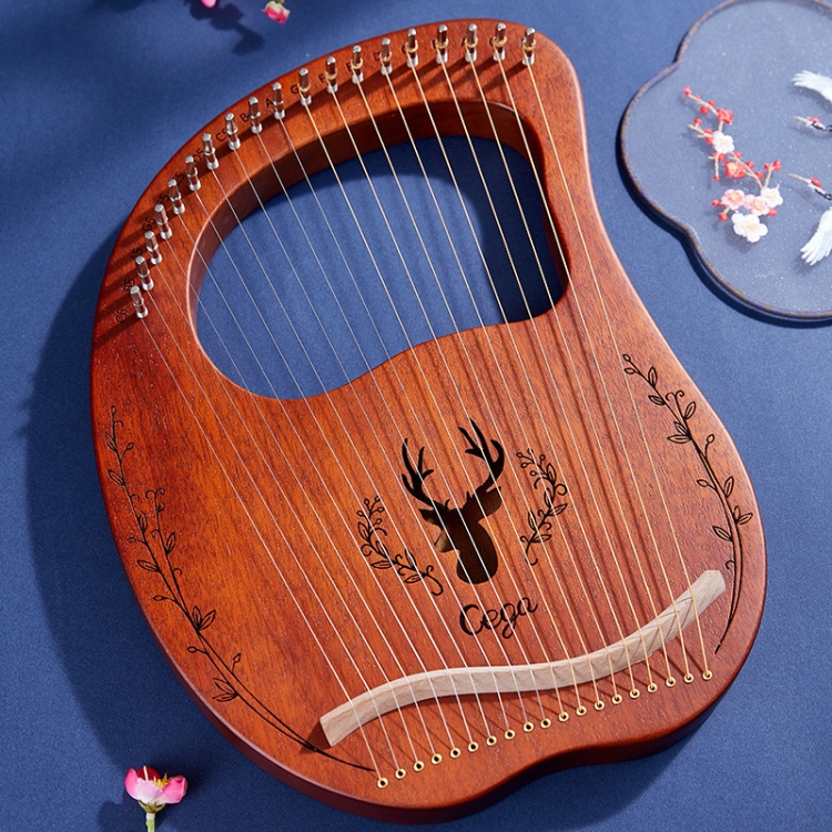 Lyre harp deals 19 strings