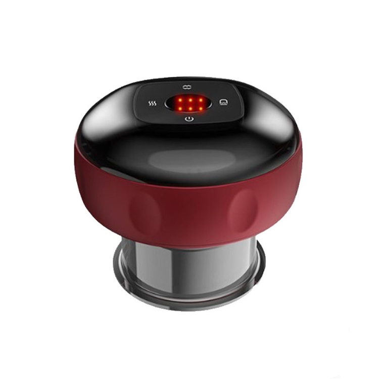 walgelijk tobben Reflectie 6-speed opladen elektrische cupping massage-apparaat (rode wijn)