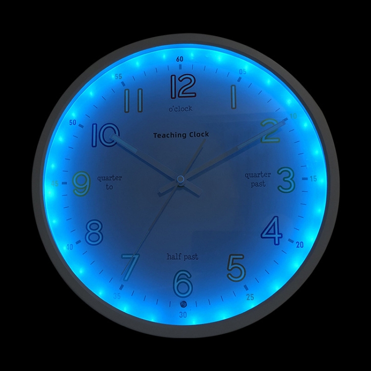 Reloj de pared metal Vidrio 30.5cm Día