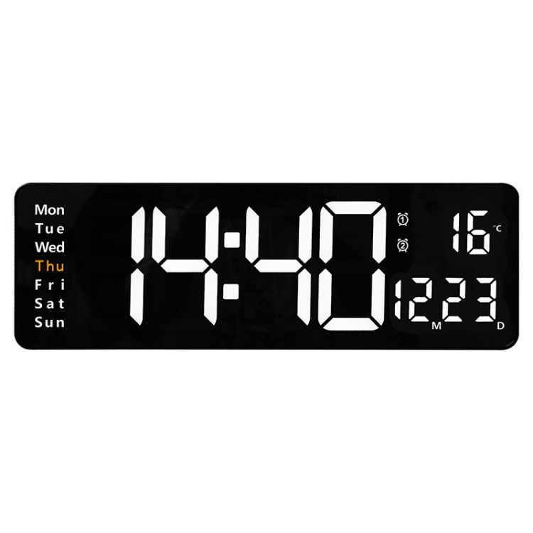 Details about   AG_ KE_ DI BG_ KE_ 3D LED USB Digital Temperature Wall Snooze Alarm Clock Home 