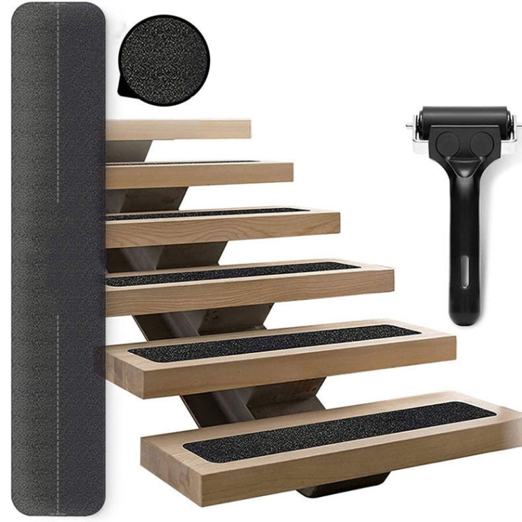 Waterproof Anti Slip Stair Tread Strips PEVA Adhesive For Shower Stairs And  Bathtubs