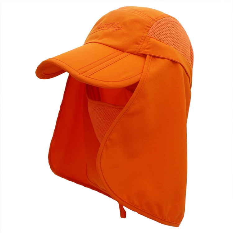 outfly 360 Degree Anti-Ultraviolet Hat Quick Drying Sun Cap, Size:  Adjustable(Adult Orange)
