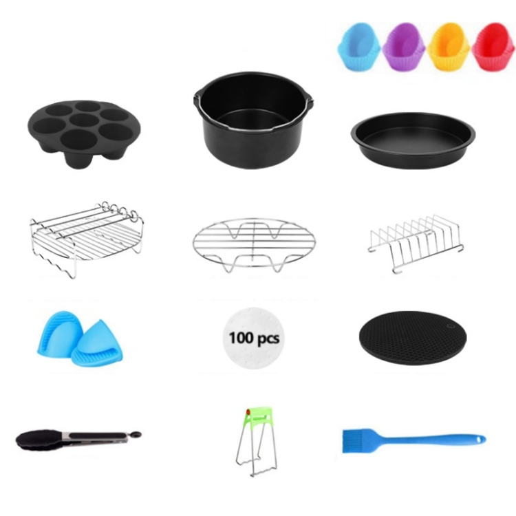 12Pcs Air Fryer Accessories 8 Inch for Air fryer 5.2 - 5.8 QT 